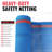 10ft. X ft.200 Heavy Duty Safety Debris Netting Rolls - Fire Retardant,1/16” Mesh roll.-105783074