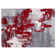 Tapis abstrait rouge