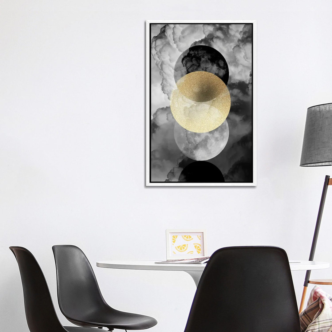 Moonphases In The Clouds by Dominique Vari - Print on Canvas