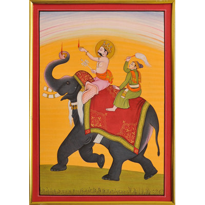 Deepak Raga (peinture Kangra) | Peinture miniature sur papier