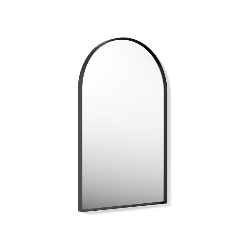 Essentiel 24 po X 36 po Miroir arqué, Noir mat, 32 po x 20 po