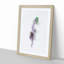 A Single Purple Flower in Abstract - Framed Print-55629057-55629056