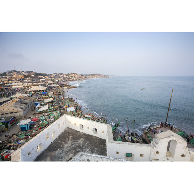 Cape Coast Cityscape - Wrapped Canvas Print, 30cm H x 46cm W x 3.8cm D