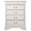 Commode 4 tiroirs, blanc-1266069156
