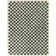 Wingate Green Checkered Shag Area Rug