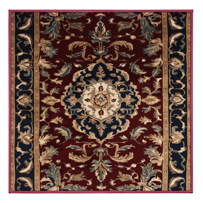Tapis brun français lavable à la machine