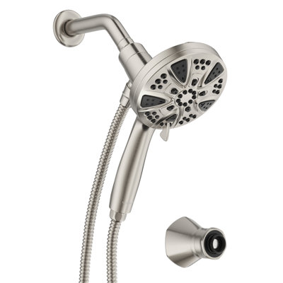 9-Setting Magnetic Shower Head With Handheld, High Pressure Shower Head With Hose, 2.5 Gpm