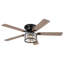  Ventilateur de plafond encastré en cristal de 56 po avec ensemble d'éclairage Cissline, télécommande et télécommande pour salon / chambre à coucher