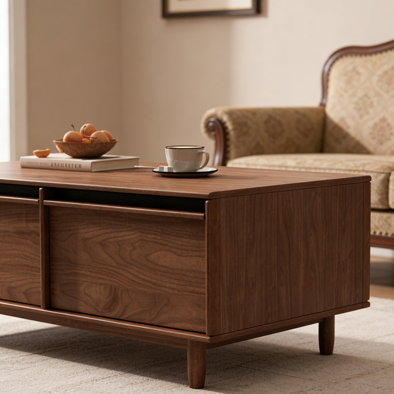 Simple Coffee Table with Drawer Storage