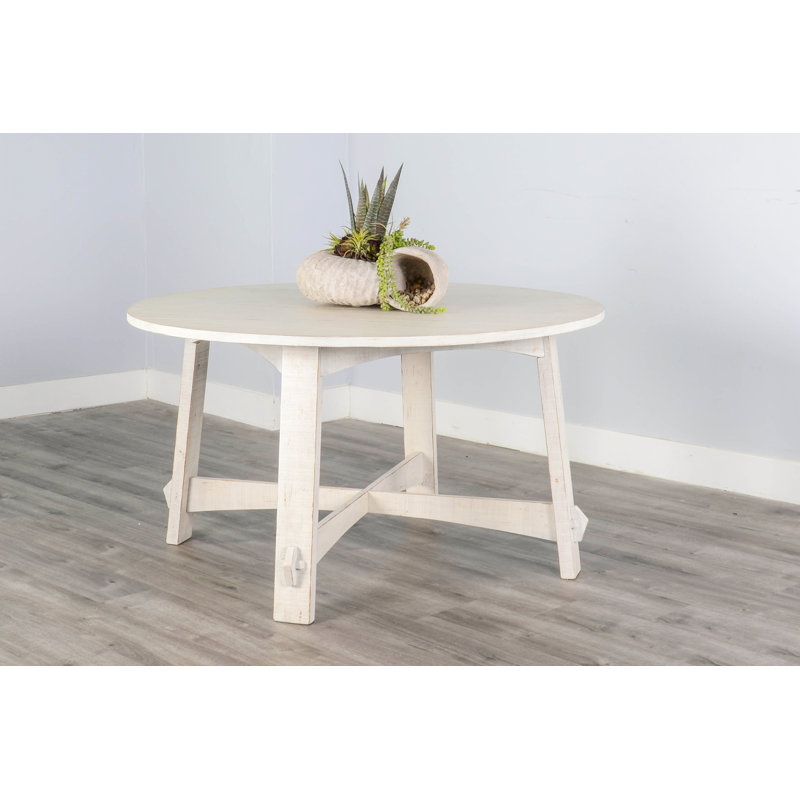 Table de salle à manger Eyon, Sable blanc