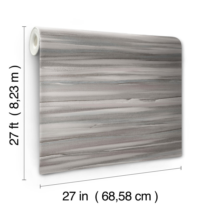 Abstract Wallpaper Roll by Candice Olson, Dark Gray