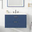Wall Mounted Bathroom Vanity With Resin Sink-1783065091