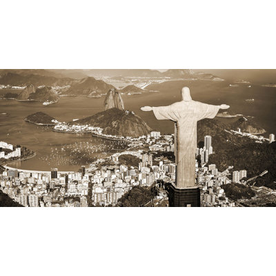Overlooking Rio De Janeiro  - Wrapped Canvas Photograph Print