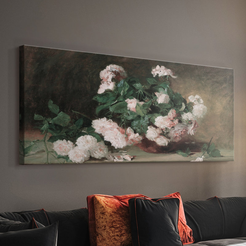 Botanical Series-CD- Toile tendue avec châssis - Prêt à accrocher, H 12 po x l 30 po