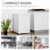 3.5 Cubic Feet Garage Ready Frost-Free Chest Freezer with Adjustable Temperature Controls
