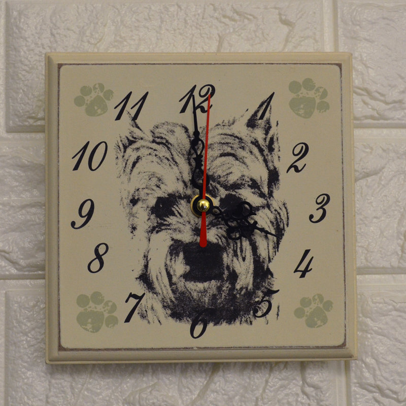 Bairbre Manufactured Wood Wall Clock