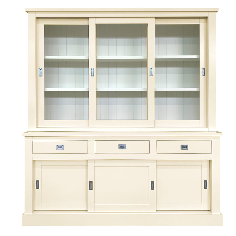 Lemire Display Cabinet, Cream