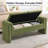 Bench for Bedroom End of Bed, 60.5- inch Upholstered Button Tufted Ottoman Bench with Rolled Arms, Button-Tufted Ottoman for Living Room, Entryway-25947989