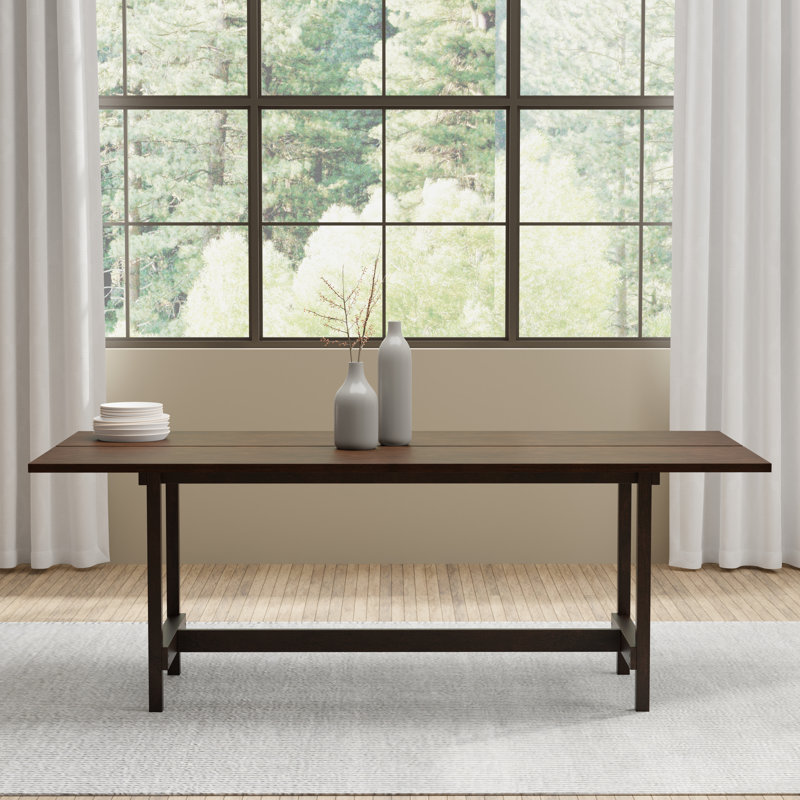 Split Top Dining Table, Brown