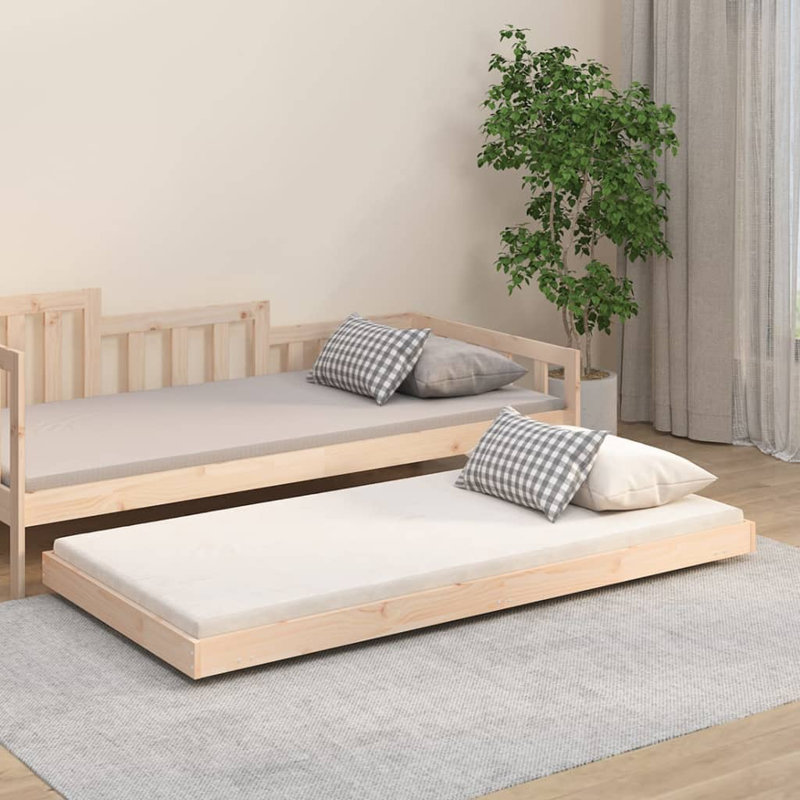 Pente Solid Wood Bed, Single (3'), Oak