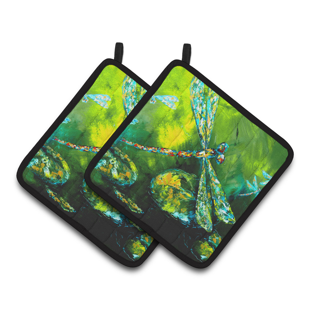 Caroline's Treasures Insect - Dragonfly Polyester Potholder (Set of 2) Caroline's Treasures