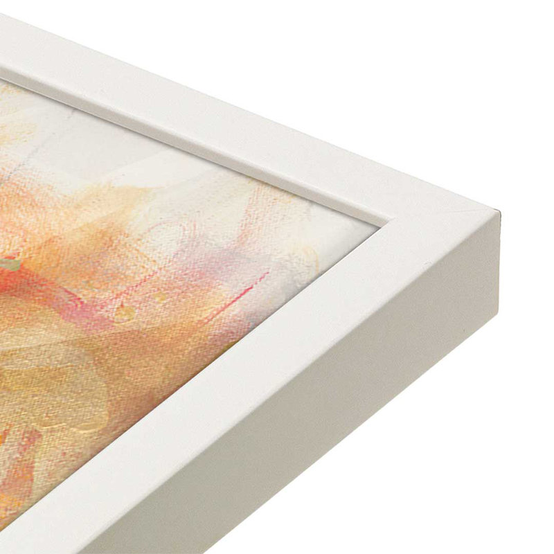Reproduction d'art sur toile, "From What I Gather" par Janet Itsne, H 48 po x l 36 po, Blanc