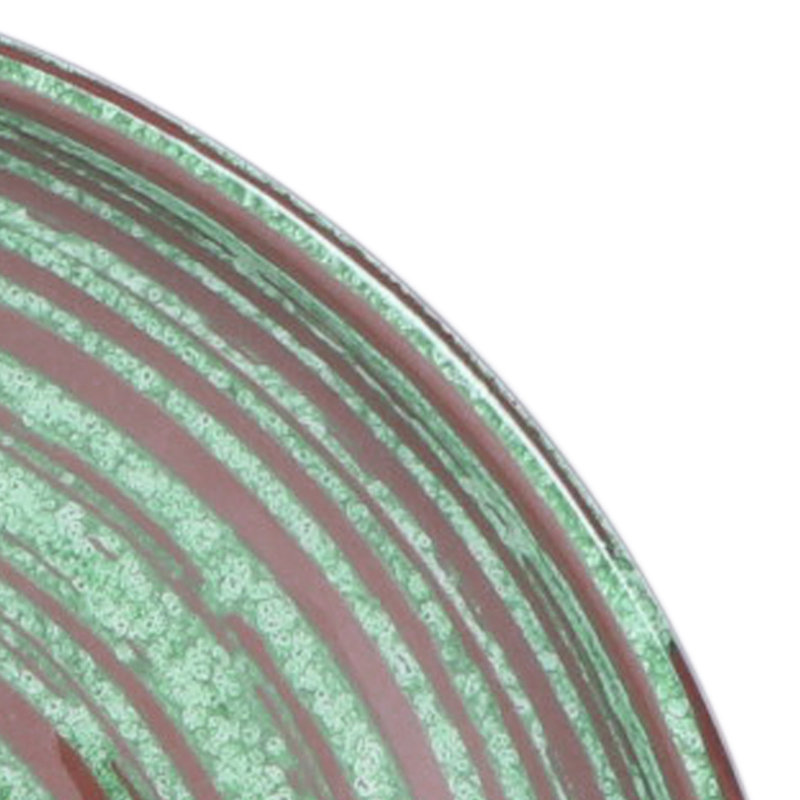 Assiette plate Stardust, Vert