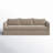 Jeter 96" Wide Outdoor Rectangle Patio Sofa with Cushions-93477906