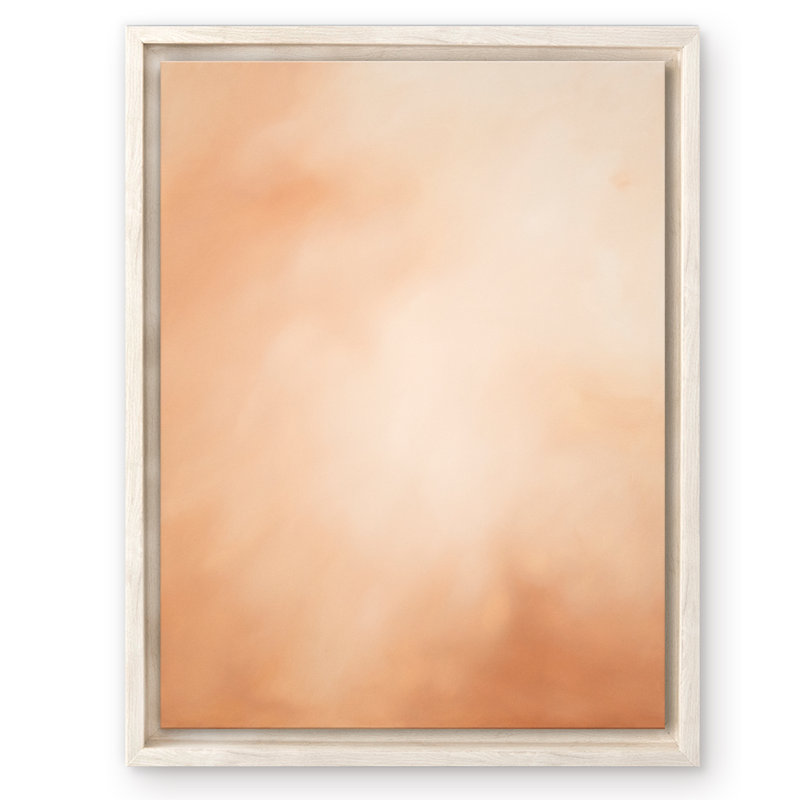 Abstract  Underwater Clouds XVII - Floater Frame Print on Canvas, 20" H x 16" W x 2.5" D