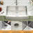 33" Farmhouse Apron Front Single Bowl Kitchen Sink 16 Gauge Stainless Steel Undermount Kitchen Sink with Bottom Grid-90597469-130942246
