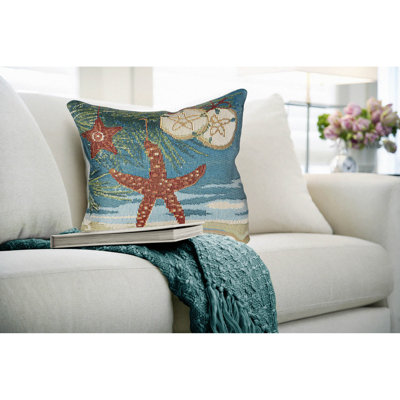Marina Holiday Throw Pillow