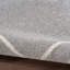 Tapis intérieur / extérieur gris tissé à la machine Aseneth-1291835242