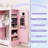 Kids Vanity Set With Mirror And Armoire With Jewelry Cabinet Set Combination