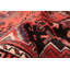 Tapis noir et rouge Anatolian Vintage 4 pi 10 po x 10 pi 6 po