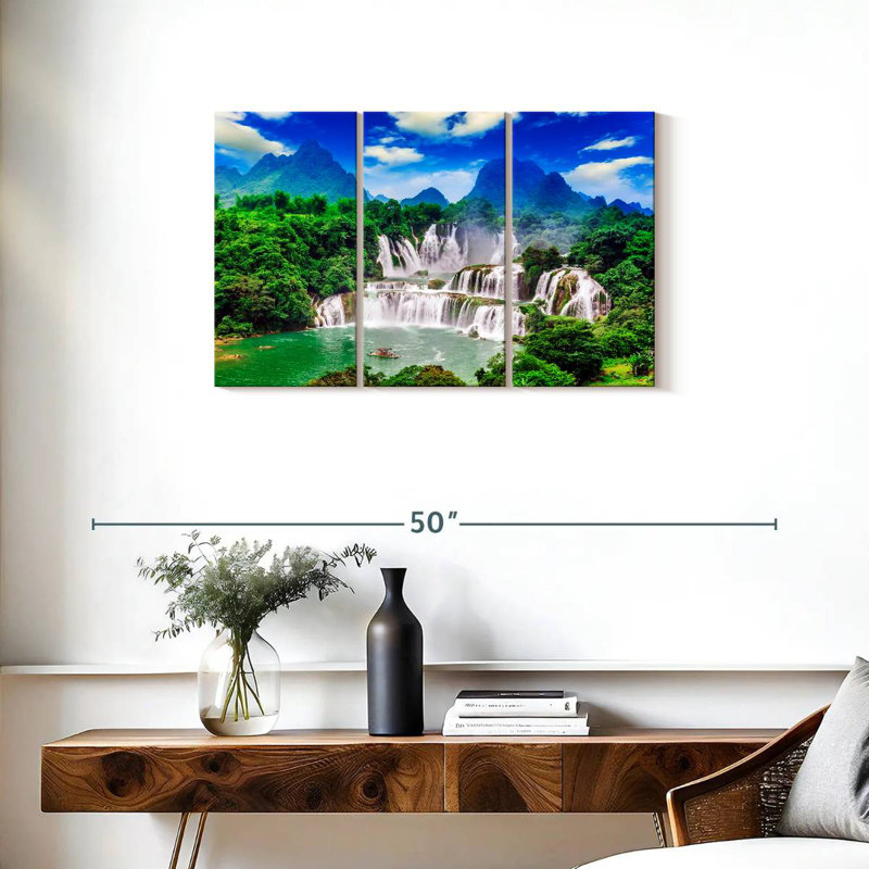 Alvord Chinese Waterfall, 20" H x 33" W