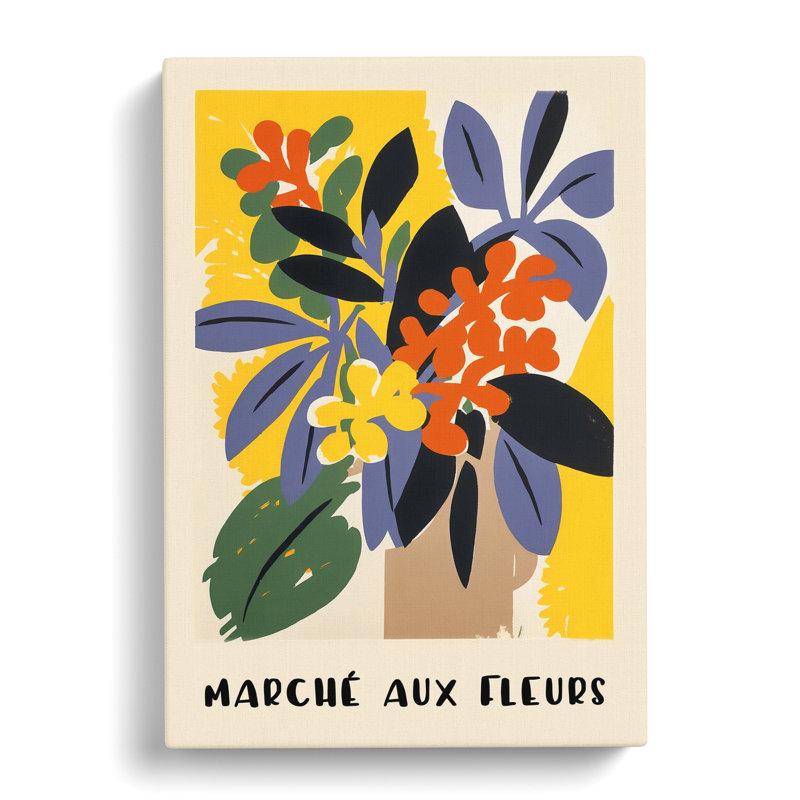XMKTMKT-340 French Flower Market Exhibition No.7 - Wrapped Canvas Print, 76cm H x 50cm W x 3cm D