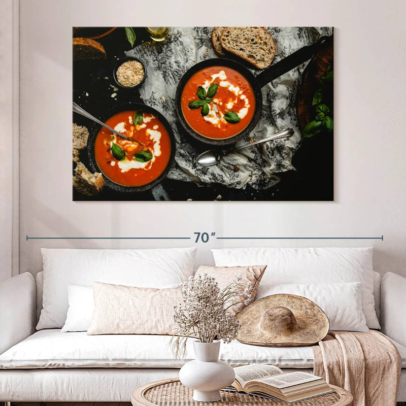 Yarlin Tuscan Tomato Soup, 34" H x 51" W