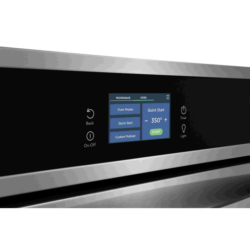 Frigidaire Gallery 27" 3.8 Cubic Feet Electric Oven / Microwave Combination with Soft Close Door, Stainless Steel