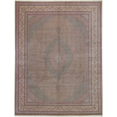 Shah One-of-a-Kind Rectangle 11'9" X 17'9" Wool Area Rug in Beige/Green/Brown