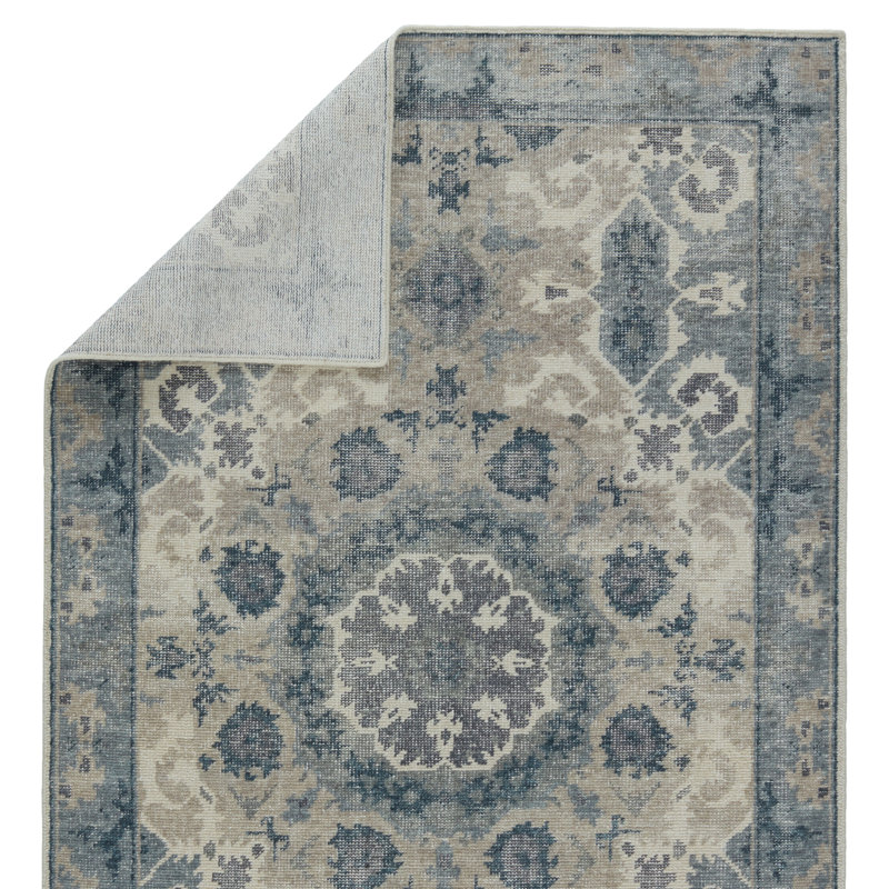 Kamren Hand Knotted Wool Oriental Indoor Rug, Runner 3' x 12'
