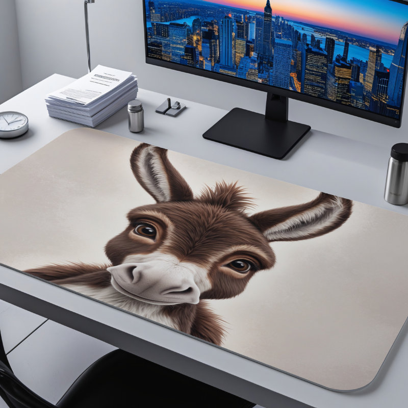 Polyester Desk Pad, 31.5x15.5