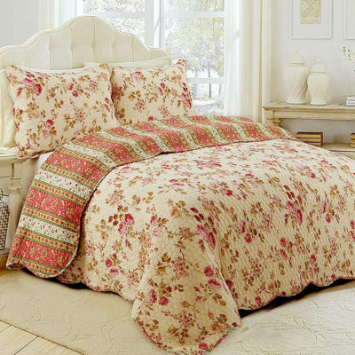 Charleston Cotton Floral Quilt