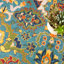 Tapis turquoise / ivoire / jaune Welaka-1723895902