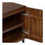 Cabinet multimédia avec fabrication en acacia massif et pieds en fer