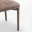 Chaise d'appoint rembourrée en bois massif-703115064