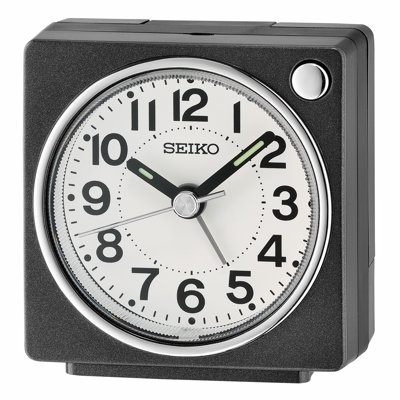 Bedside Alarm, Quartz, Black