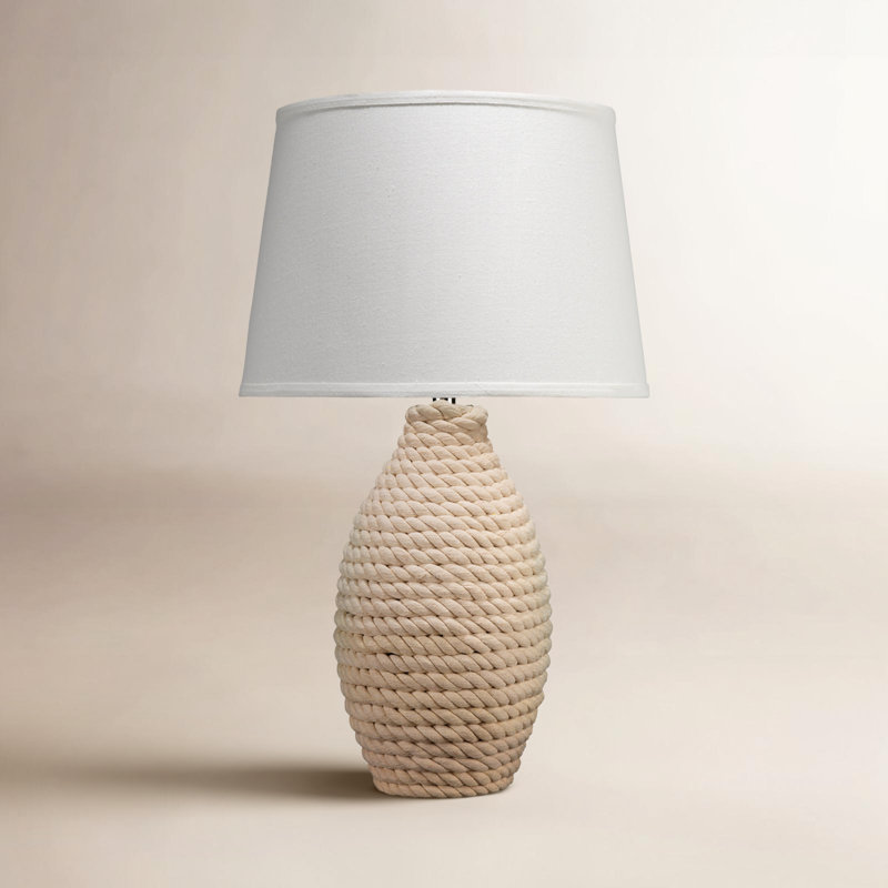 Peabody 28'' Natural White Table Lamp