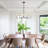 Roxsanne 6 Light Dimmable Classic / Traditional Chandelier Rustic Linear Candle-Style Kitchen Island Light Fixture-400281901-364436818
