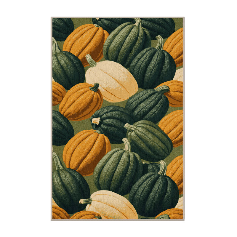 Tapis lavable lavable kabocha, Tapis de couloir 2 pi x 4 pi