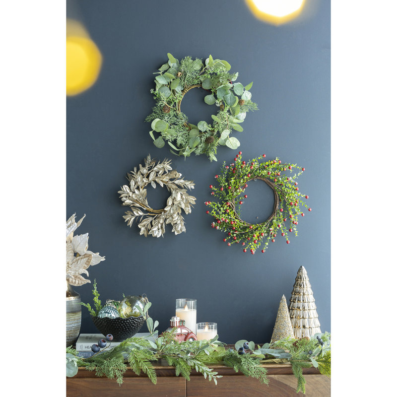 Eucalyptus Candle Ring, Green